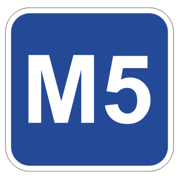 Дорожный знак 6.14.1 «Номер маршрута» (квадратный)